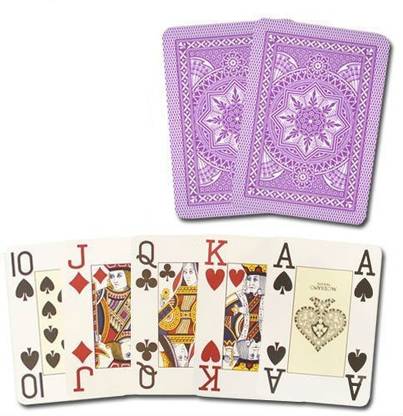 Shrih Plastic 4 Pip Jumbo Index Playing Cards