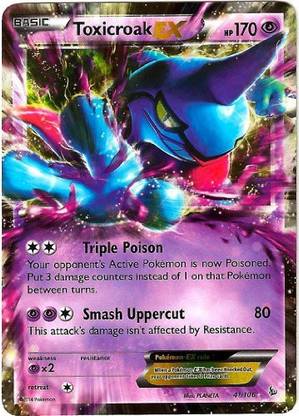 POKEMON Toxicroak Ex Xy Flashfire 41/106