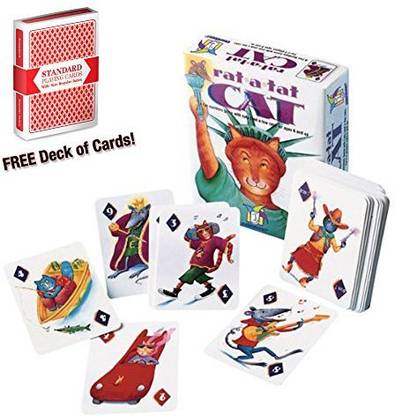 Gamewright Rat A Tat Cat With Free Deck Of Playing Cards
