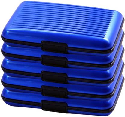 PeepalComm Pc-Alumablue5pc 6 Card Holder