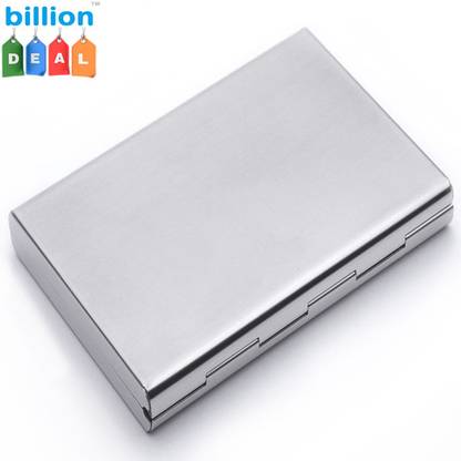 Billiondeal Steel Wallet Well Looking Men's Executive Pocket ATM 6 Card Holder