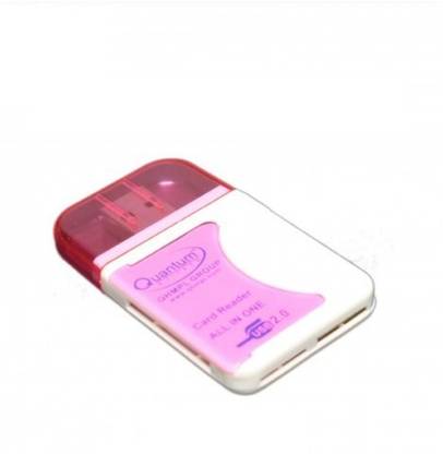 Colorkart Quantum QHM5088 Card Reader For Supports T-Flash card, MS, MS Pro, Ms Duo, MS Pro Duo, Mini SD, SD, MMC, RS MMC,M2 with High Speed USB 2.0 Card Reader