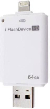 Gadget Bucket iFlash Device 64GB Memory Two way Storage Device For iphone ipod ipad & Mac/PC Card Reader