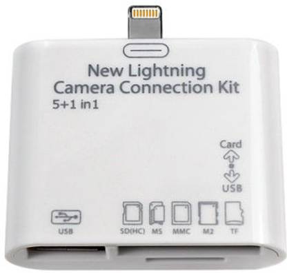 eGizmos 5 in 1 USB Camera Connection Kit for iPad mini / iPad 4 (iOS 7.0) Card Reader
