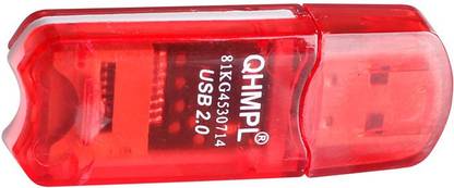 QHMPL Quantum TF Card Reader with LED USB 2.0 and USB Flash Drive Card Reader