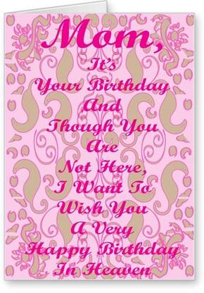 Lolprint Mom'S Birthday Greeting Card