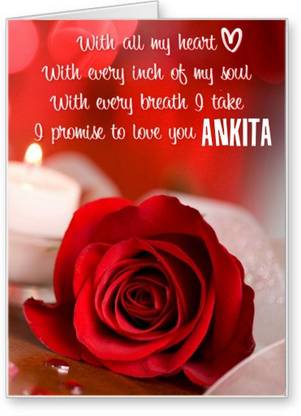 Lolprint I Love You Ankita Greeting Card