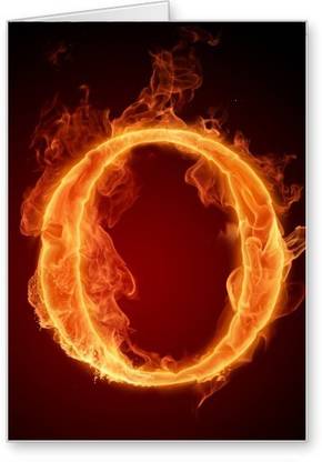 Lolprint O Alphabet Letter Name Greeting Card