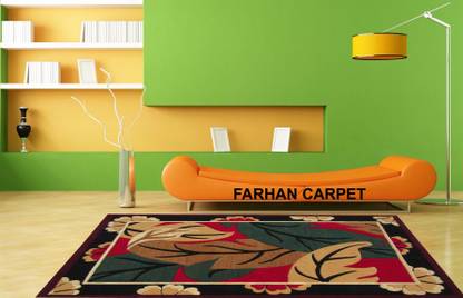 Farhan Carpet Red PP (Polypropylene) Carpet