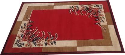 Farhan Carpet Red PP (Polypropylene) Carpet