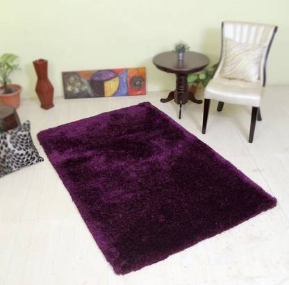 Galicha Purple Polyester Carpet
