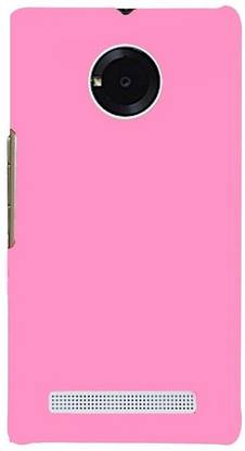 Coverage Back Cover for Yu Yuphoria Coverage Plastic Back Cover for YU Yuphoria YU5010 Baby Pink