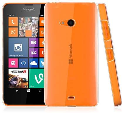 CASE CREATION Back Cover for Microsoft Lumia 540 Dual SIM, NOKIA Lumia 540 Crystal Clear Fully Totu Transparent Slim