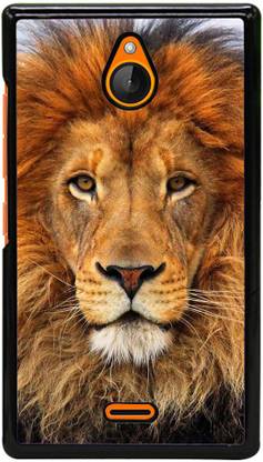 99Sublimation Back Cover for Nokia X2 NokiaX2 Lion Wallpaper 2D BLACK D2968