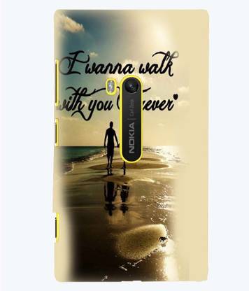 PrintVisa Back Cover for Nokia Lumia 920, Microsoft Lumia 920 Couple Walkigh On A Beach