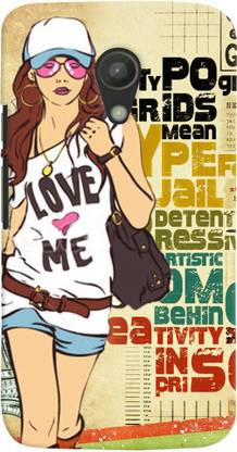 Printfunia Back Cover for Motorola Moto G2