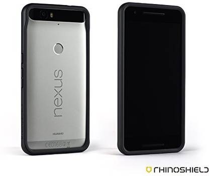 Rhino Shield Back Cover for Nexus 6p Case - RhinoShield CrashGuard Bumper [] 11 Ft Protection Without Bulk [ShockSpread Technology] The Only Thin Yet Protective Bumper Case for Nexus 6p