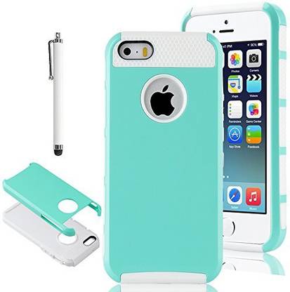 ULAK Back Cover for iphone5G, iphone 5, Apple iPhone 5s Aqua Fashion Case
