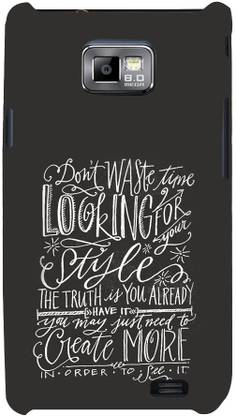 99Sublimation Back Cover for Samsung Galaxy S2 i9100 SamsungS2 Don’t Waste Time 3D