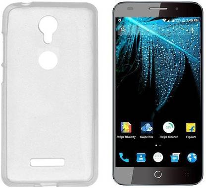CASE CREATION Back Cover for Swipe Elite Plus Crystal Clear Fully Totu Transparent Slim