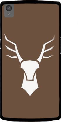 99Sublimation Back Cover for OnePlus X OnePlusX Vector Deer Design 2DBLACK D2302