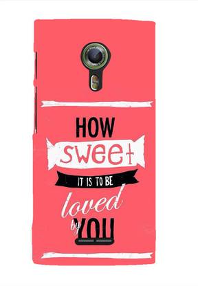 99Sublimation Back Cover for Alacatel Flash 2, Alcatel One Touch Flash 2 AlcatelOnetOuchFlash2 How Sweet Loved 3D D2562