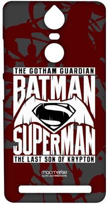 macmerise Back Cover for Lenovo Vibe K5 Note Gotham vs Krypton Red - Sublime Case for Lenovo K5 Note
