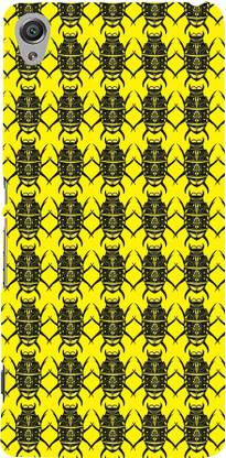PrintVisa Back Cover for Sony Xperia XA XPERIAXA Yellow And Black Beetle Pattern 3D
