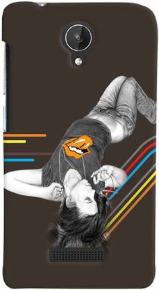 PrintDhaba Back Cover for Micromax Canvas Spark Q637