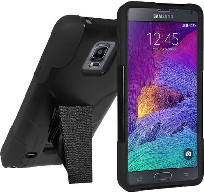 Amzer Back Cover for SAMSUNG Galaxy Note 4 Double Layer