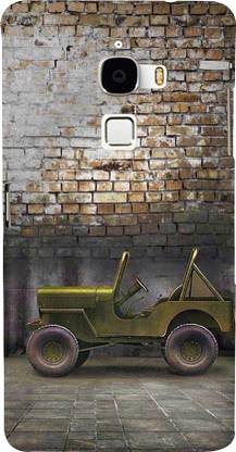 Snapdilla Back Cover for LeTv Le Max, Letv Le Max X900, LeEco Le Max 2 X820 LeTvLeMax Brick Background Vintage Commando Classic Green Military Jeep 3D Print Cover 3D D1647