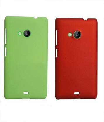 COVERNEW Back Cover for Microsoft Lumia 540 COVERNEW Back Cover Microsoft Nokia Lumia 540- Green::Red