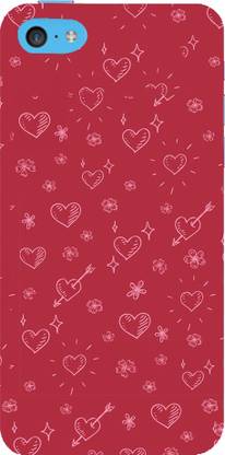 Fuson Lite Back Cover for Apple iPod Touch 6 iPod6 Little Heart Design 3D D1218