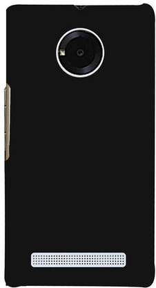 Coverage Back Cover for Yu Yuphoria Coverage Plastic Back Cover for YU Yuphoria YU5010 Black