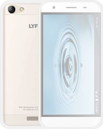 CASE CREATION Back Cover for LYF Water 11 Ultra Thin Perfect Fitting Premium Imported High quality 0.3mm Crystal Clear Totu Silicone Transparent Full Flexible Soft Corner protection Cover Guard with TPU Slim Back Case Back Cover