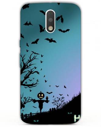 Moooi Back Cover for Motorola Moto G4 Play Motorola Moto G4 play Mobile Cover - Hard Case Printed Back Cover - halloween night theme designer cover by Mott2