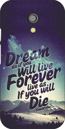 PRINTLAND Back Cover for Moto G 2nd Gen Moto G Dream Forever