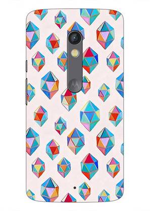 Enhance Your Phone Back Cover for Motorola Moto X Play Enhance Your Phone Diamonds of Dreams Pattern Moto X Play - E660251