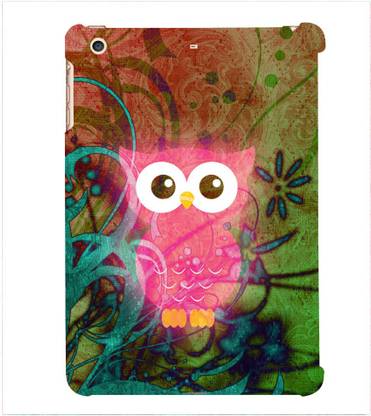 99Sublimation Back Cover for Apple iPad Mini 2 iPadMini2 Pink Ullu Owl 3D D2692