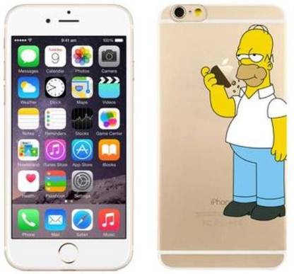 ps fortunet Back Cover for ( Homer Simpson Eating Apple ), Apple iPhone 6 and 6s 4.7 inches