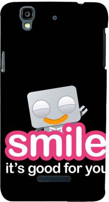 99Sublimation Back Cover for Yu YUREKA PLUS, Micromax Yureka Plus YU5510A Smile Is Good For you