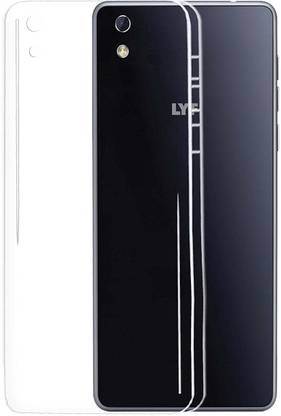 CASE CREATION Back Cover for LYF FLAME 9 Crystal Clear Fully Totu Transparent Slim