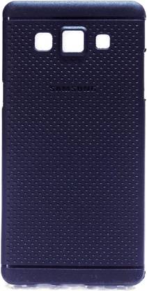 CASE CREATION Back Cover for Samsung Galaxy A7 SM-A700FD Ultra Thin Perfect Fitting Dotted Premium Imported High quality 0.3mm Crystal Matte Finish Totu Silicone Transparent Flexible Soft Black Border Corner protection with TPU Slim Back Case Back Cover