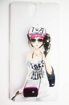 Scratchfree Back Cover for Sony Xperia C5 Ultra, Sony Xperia C5 Ultra Dual E5533 E5563 Transparent Printed Designer Back Cover Case