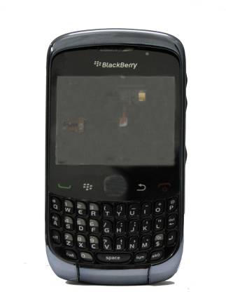 BlackBerry Back Cover for Blackberry Curve 9300 Full Housing Body Panel Faceplate Black