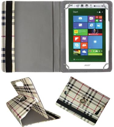 Fastway Book Cover for Acer Iconia One 8 (B1-820) Designer Rotating Case