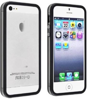 PHOENIX Bumper Case for Apple iPhone 5S , 5 Silicon Bumper Iphone 5 5s Black