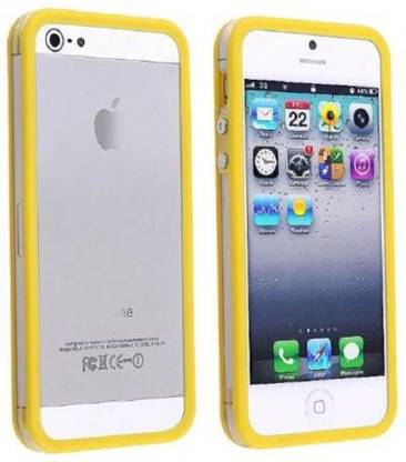 PHOENIX Bumper Case for Apple iPhone 5S , 5 Silicon Bumper Iphone 5 5s Yellow