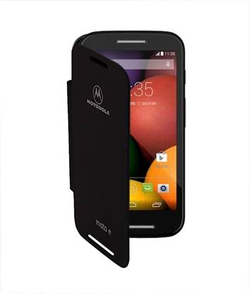 RDcase Flip Cover for Motorola Moto E (1st Gen) RDcase Flip Cover For Motorola Moto E -Black