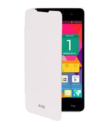 Coverage Flip Cover for Micromax Canvas XL2 A109 Coverage Flip cover for Micromax Canvas XL2 A109 - white